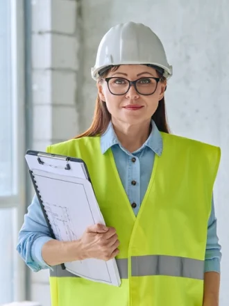 Professional home repair team member